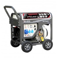 2KVA electric start portable four wheel 3000rpm diesel generator