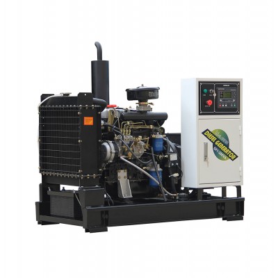 portable water-cooled open frame type four cylinder 20kw generator