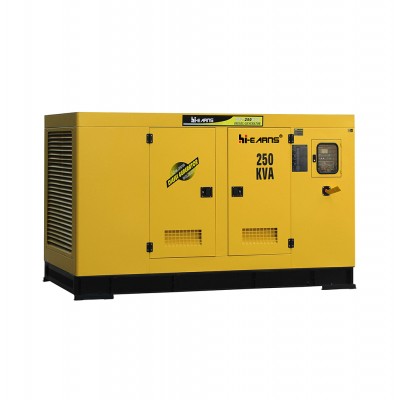 diesel power silent type yellow color generator 200KVA